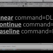 Dimension Linear Continue And Baseline Command In Autocad Dimension Menu Command Civilusers