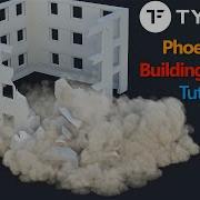 TyFlow Building Collapse Phoenix FD Dust Tutorial