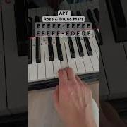Easy Piano Tutorial APT Rose Bruno Mars Pianotutorial