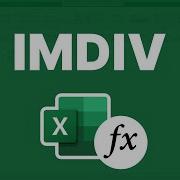 Divide Complex Numbers Excel IMDIV Function