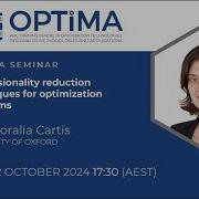 Dimensionality Reduction Techniques For Optimization Problems
