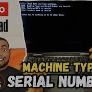 Lenovo ThinkPad Beeping Error How To Update Serial Number Machine Type UUID And Product Name