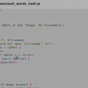 Beginner Perl Maven Tutorial 7 7 Counting Words In A File