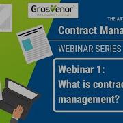 Webinar 1 What Is Contract Management