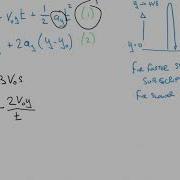 1D Kinematics Problem Stones In Freefall