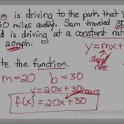 Function Notation With Word Problems