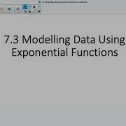 Foundations Of Math 12 7 3 Modelling Data Using Exponential Functions