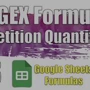 Repetition Quantifiers REGEX Formulas 78