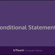 Quick Bit Conditional Statements