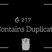 Contains Duplicate LeetCode 217 Golang