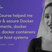 Certified Container Security Expert CCSE Testimonial Practical DevSecOps Milica Mijatovic