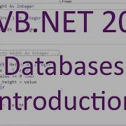 VB NET 2013 Databases Introduction To Databases And SQL Part 1 5