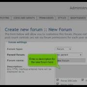 PHPBB3 How To Create A Forum In PhpBB