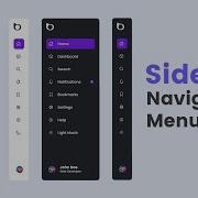 Responsive Sidebar Navigation With HTML CSS JavaScript Dark Light Mode