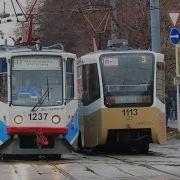 Трамвайное движение в Москве 26 11 2013