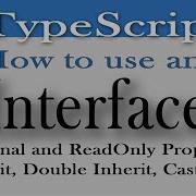 03 Typescript Interface Add Optional Or Read Only Properties Extend An Interface Inherit