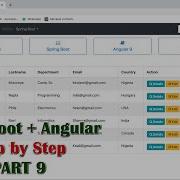 SpringBoot Angular Tutorial Part 9 Making A HTTP PUT Request