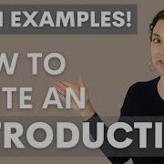 How To Write An INTRODUCTION For An Essay In English With Examples