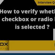 How To Verify Whether The Checkbox Or Radio Button Is Selected Selenium Interview Question 257