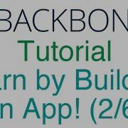 Learn Backbone Js Tutorial By Building An App 2 6 Views And Adding To Collections