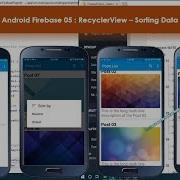 Android Firebase 05 RecyclerView Sorting Data