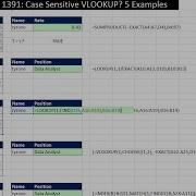 Excel Magic Trick 1391 Case Sensitive VLOOKUP 5 Examples Of Excel Case Sensitive Lookup