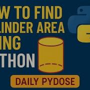 How To Find Cylinder Area Using Python