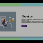 Responsive About Us Page Using HTML And CSS