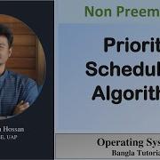 Priority Scheduling Algorithm Non Preemptive Operating System Bangla Tutorial