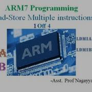 Multiple Register Transfer Instructions LDM STM ARM Microcontroller VTU ECE CSE Engineering