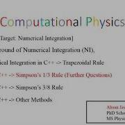 9 5 Simpson 1 3 Rule Numerical Integration Part 2