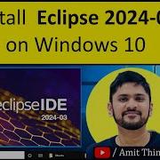 Как установить Eclipse IDE 2024 03 на Windows 10