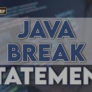 Java Break Statement