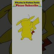 Draw Pikachu In Python Turtle With Code How To Draw Pikachu Using Python Turtle Shorts Pikachu