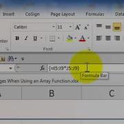 Tips For Using ARRAY Formulas And Functions In Excel