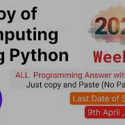 NPTEL Joy Of Computing Using Python Week 11 All Programming Solutions Code Link 2026
