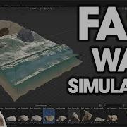 The FASTEST Way To Simulate Waves With Fluid In Blender