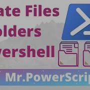 Create Files And Folders In Powershell