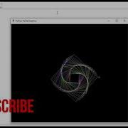 Square Spiral Circle With Python