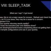 Wait Types VIII SLEEP TASK