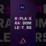 Replace Random Letters In After Effects Tutorial