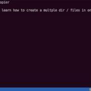 Bash Tutorial Create Multiple Directories Or Files