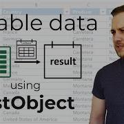 How To Get Data From Excel Table Using ListObject