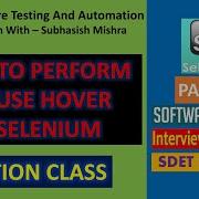 22 How To Perform Mouse Hover In Selenium WebDriver