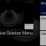 Responsive Sidebar Menu Slide Out Menu Sidebar Navigation HTML CSS JavaScript GSAP