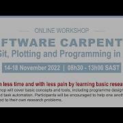SOFTWARE CARPENTRY Shell Git Plotting And Programming In Python November 2022 Day 4