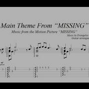 Movie Songs For Fingerstyle Guitar 7 Main Theme From Missing From Missing
