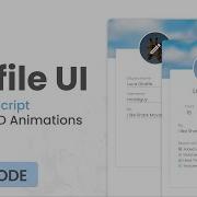 Profile UI Layouts And 3D Animation In NativeScript Angular Speed Code