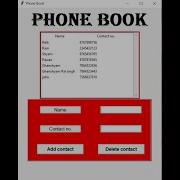 PhoneBook Desktop Application In Python Python Tkinter
