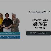 04 Reviewing Paragraph Structure Part 2 2021